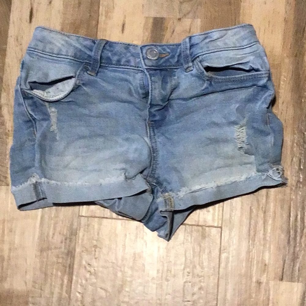 SO Blue Casual Denim Shorts